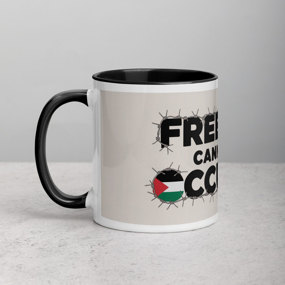 Freedom Cannot Be Occupied Palestine Mug - Image 2