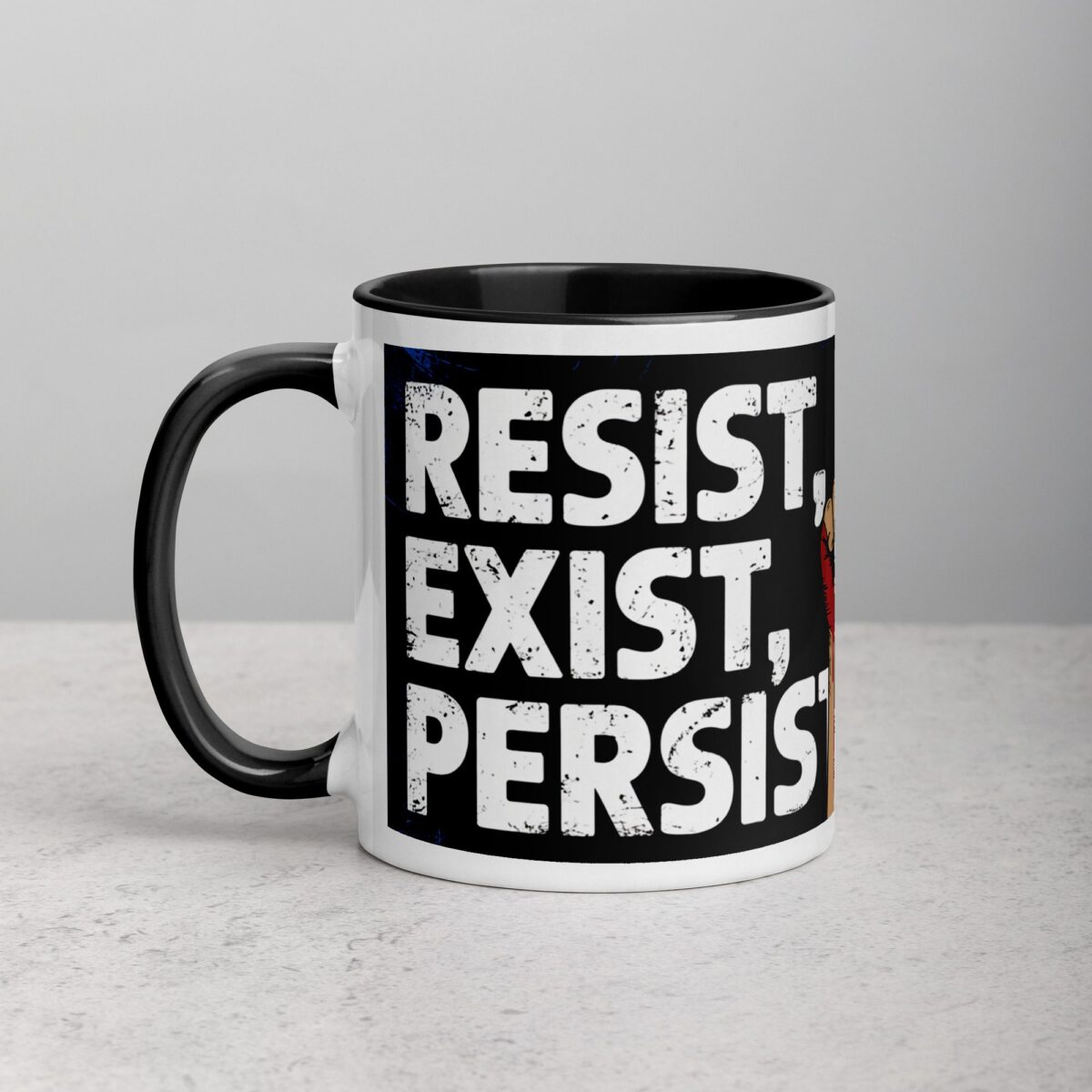 Resist, Exist, Persist Palestine Mug - Image 2