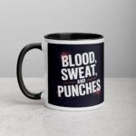 Blood, Sweat, and Punches Boxing Mug