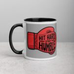 Hit Hard, Stay Humble Boxing Mug