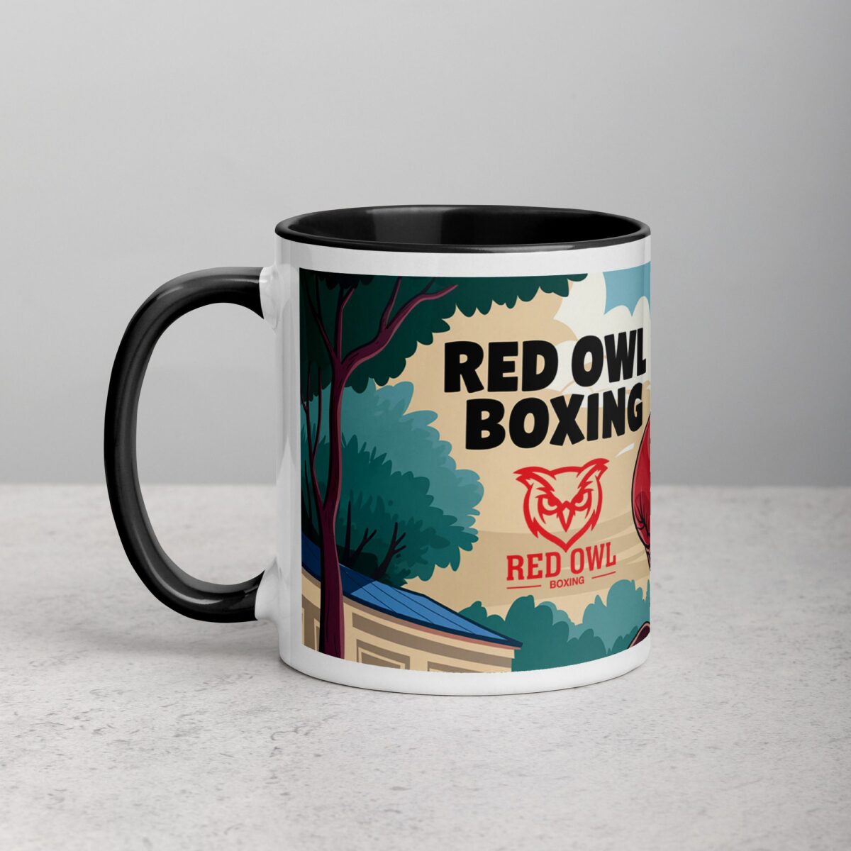 Red Owl Boxing Limited Edition Coffee Mug - Image 2
