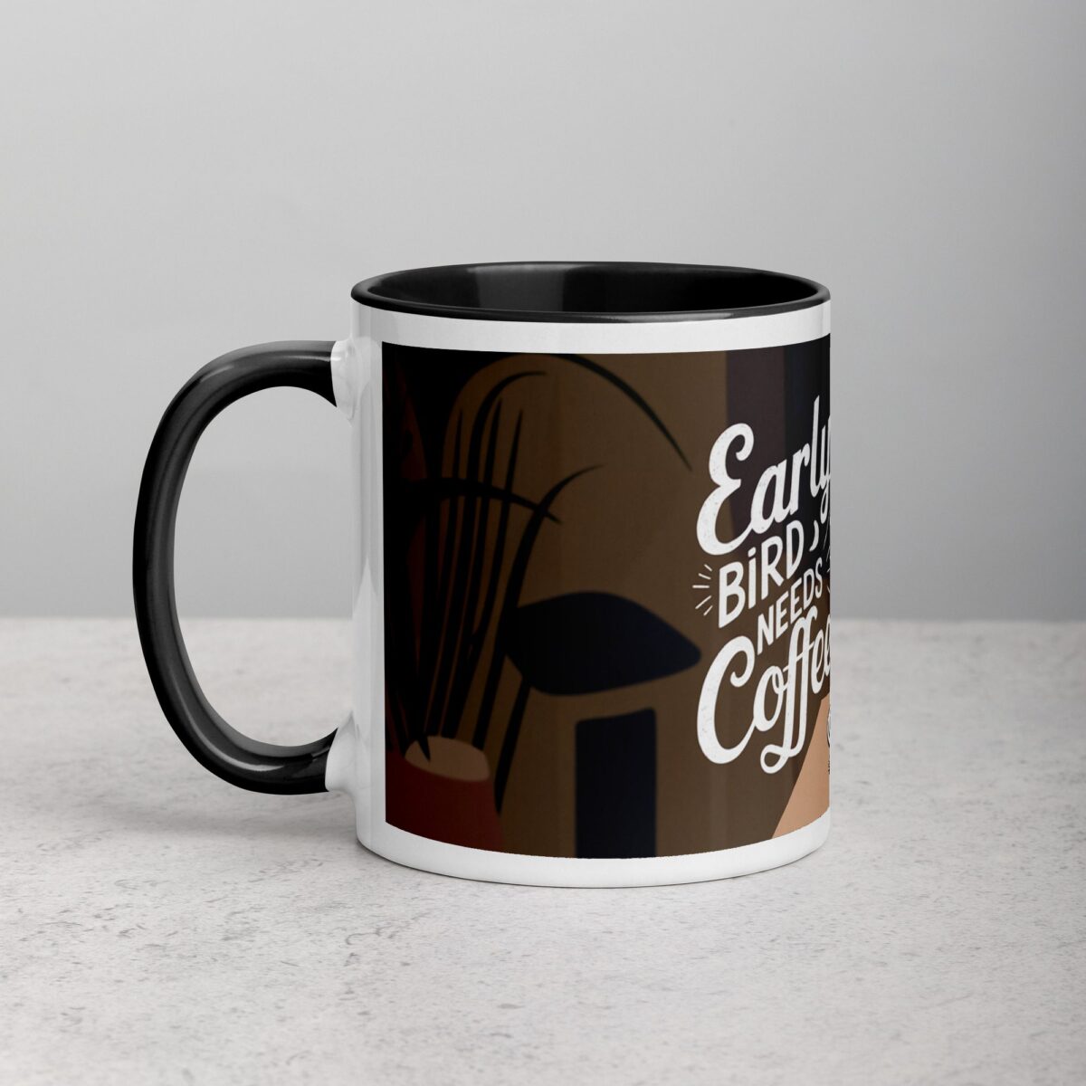 Early Bird Needs Coffee Mug - Image 2