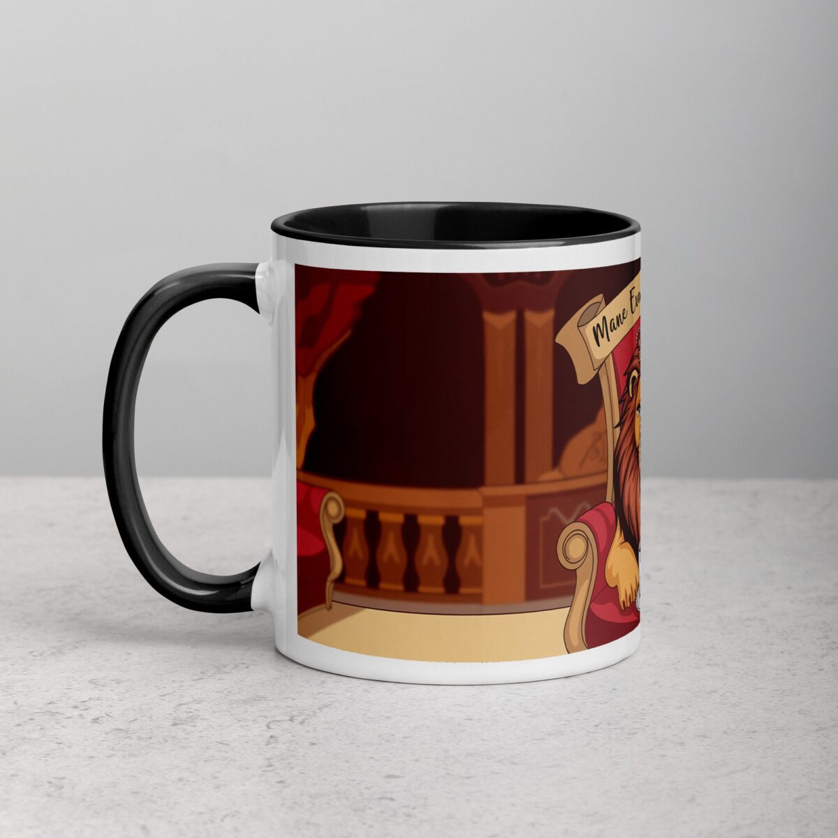 Mane Event: Coffee Time Lion Mug - Image 2