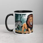 Fearless and Fueled by Coffee Lion Mug - Image 2