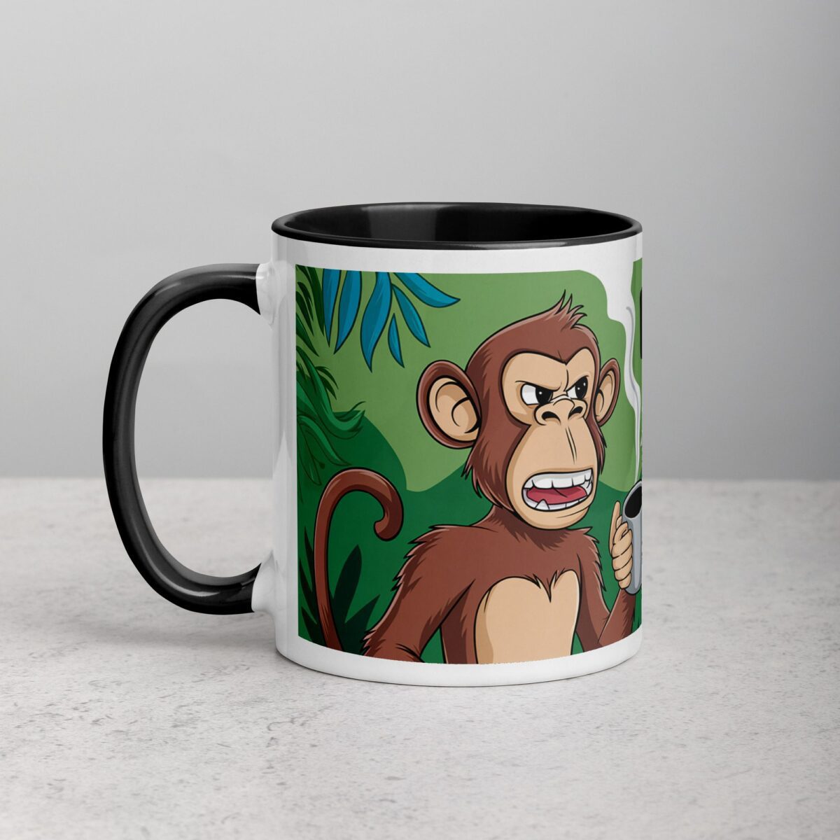 Don’t Make Me Go Ape Without Coffee Mug - Image 2