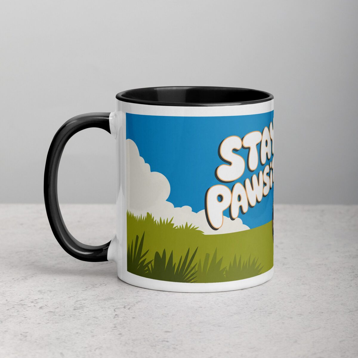 Stay Pawsitive Coffee Mug & Tea Cup - Image 2