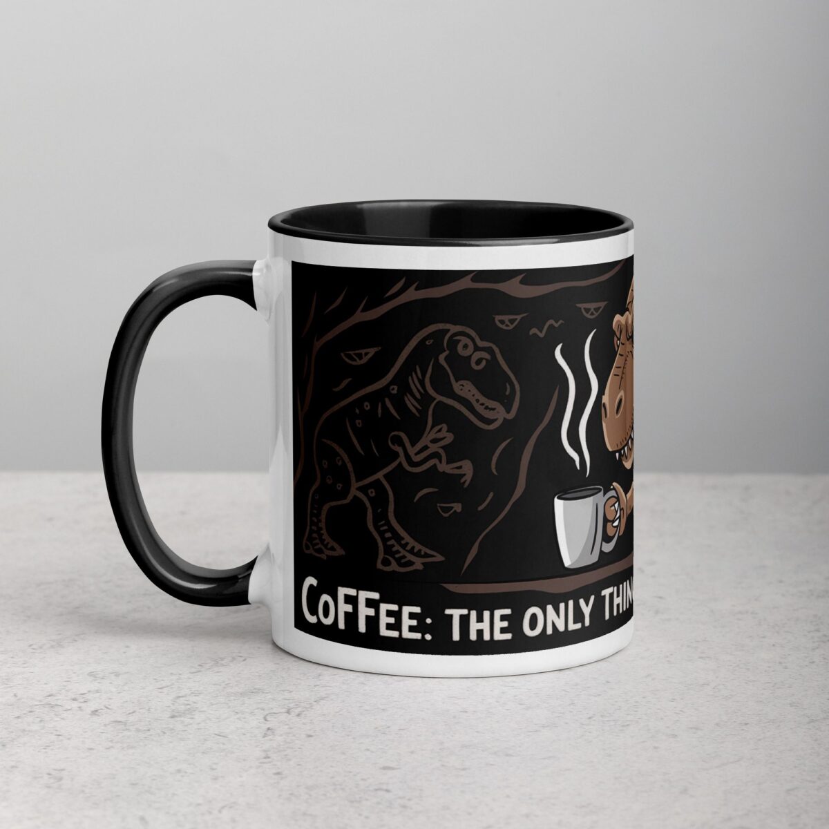 Coffee: The Only Thing Older Than Dinosaurs Mug - Image 2