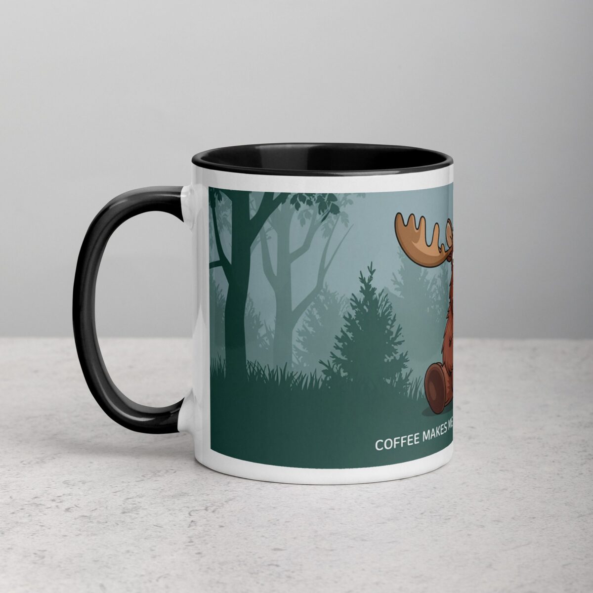Coffee Makes Me Less of a Moose-ter Mug - Image 2