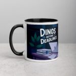Dinos Before Deadlines Coffee Mug - Image 2