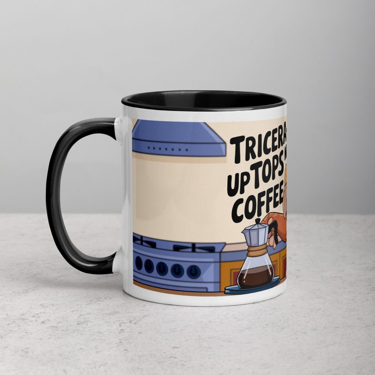Tricera-Tops Up My Coffee Mug - Image 2