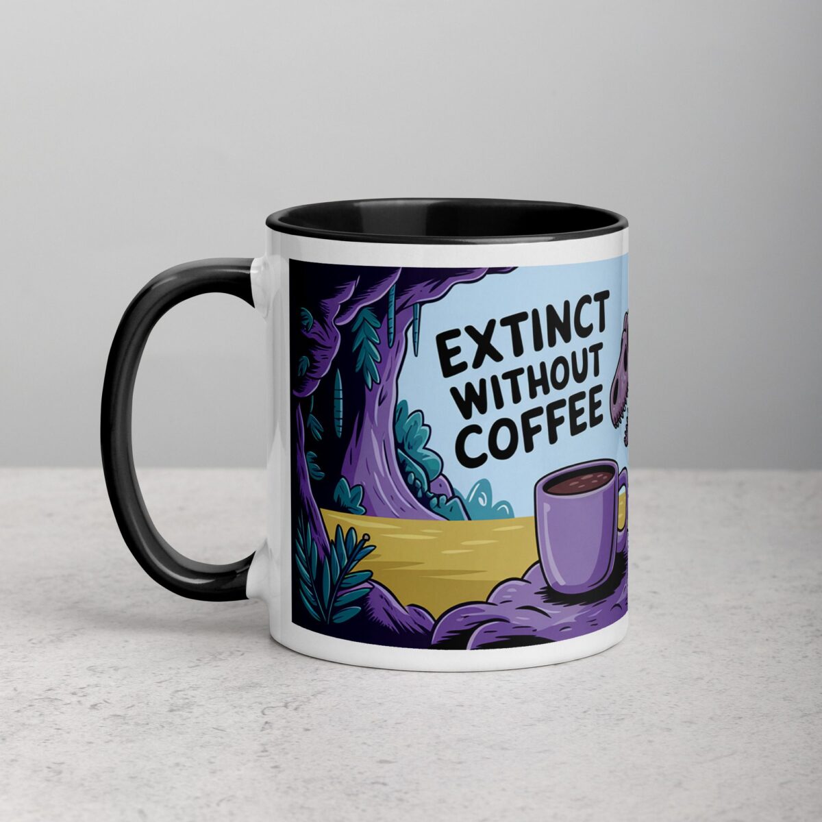 Extinct Without Coffee Mug - Image 2