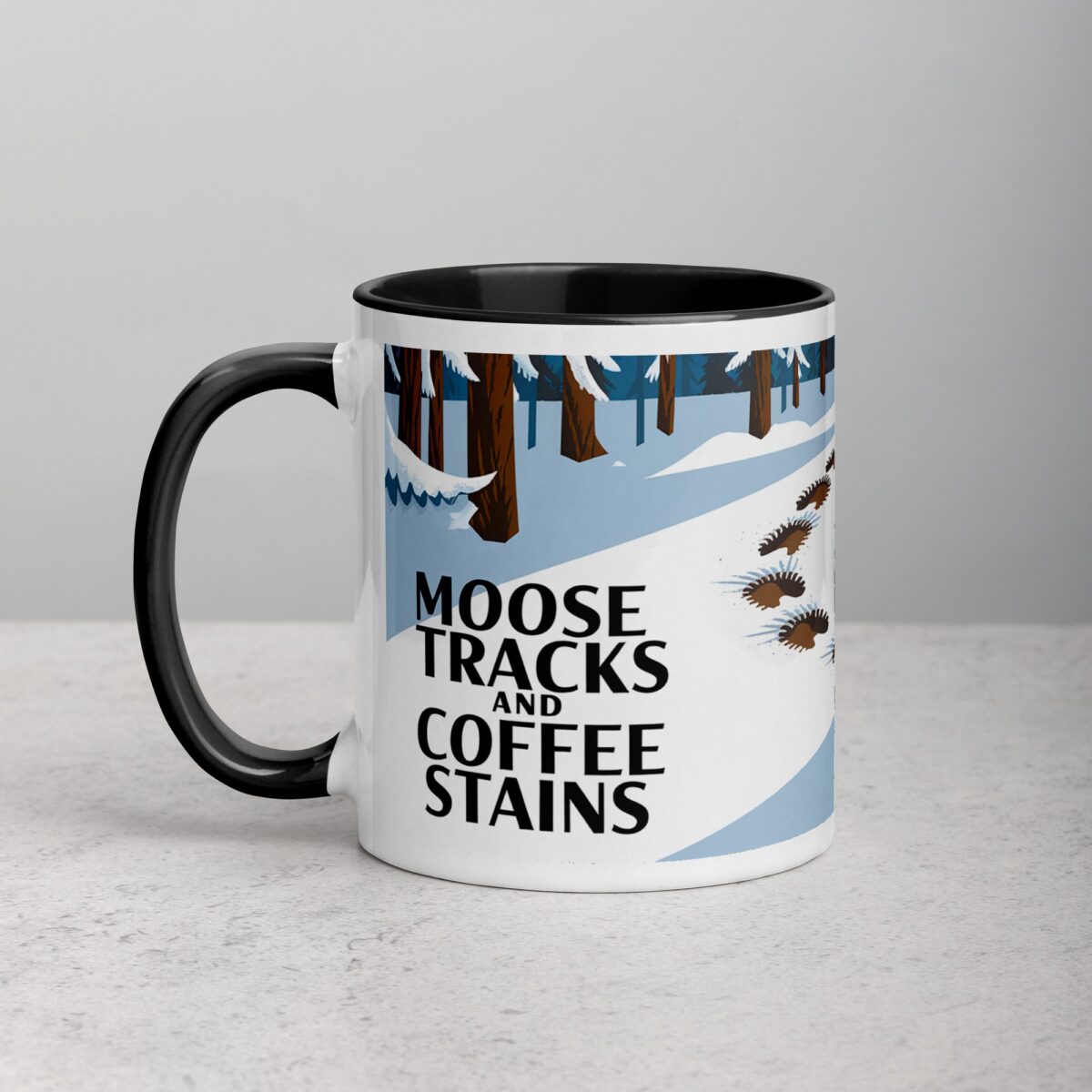 Moose Tracks and Coffee Stains Mug - Image 2