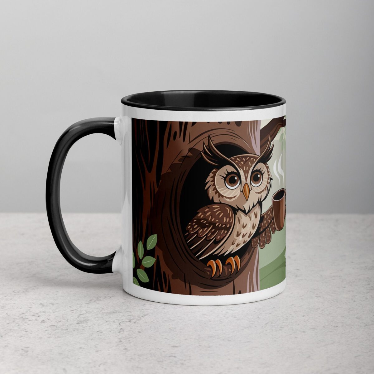 Hoot’s Ready for Coffee? Owl Mug - Image 2