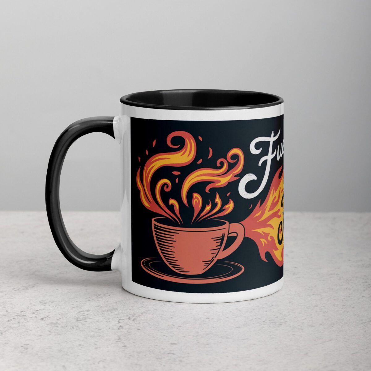 Fueled by Fire and Dragon Coffee Mug - Image 2