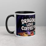 Dragons Love Coffee Too Mug - Image 2