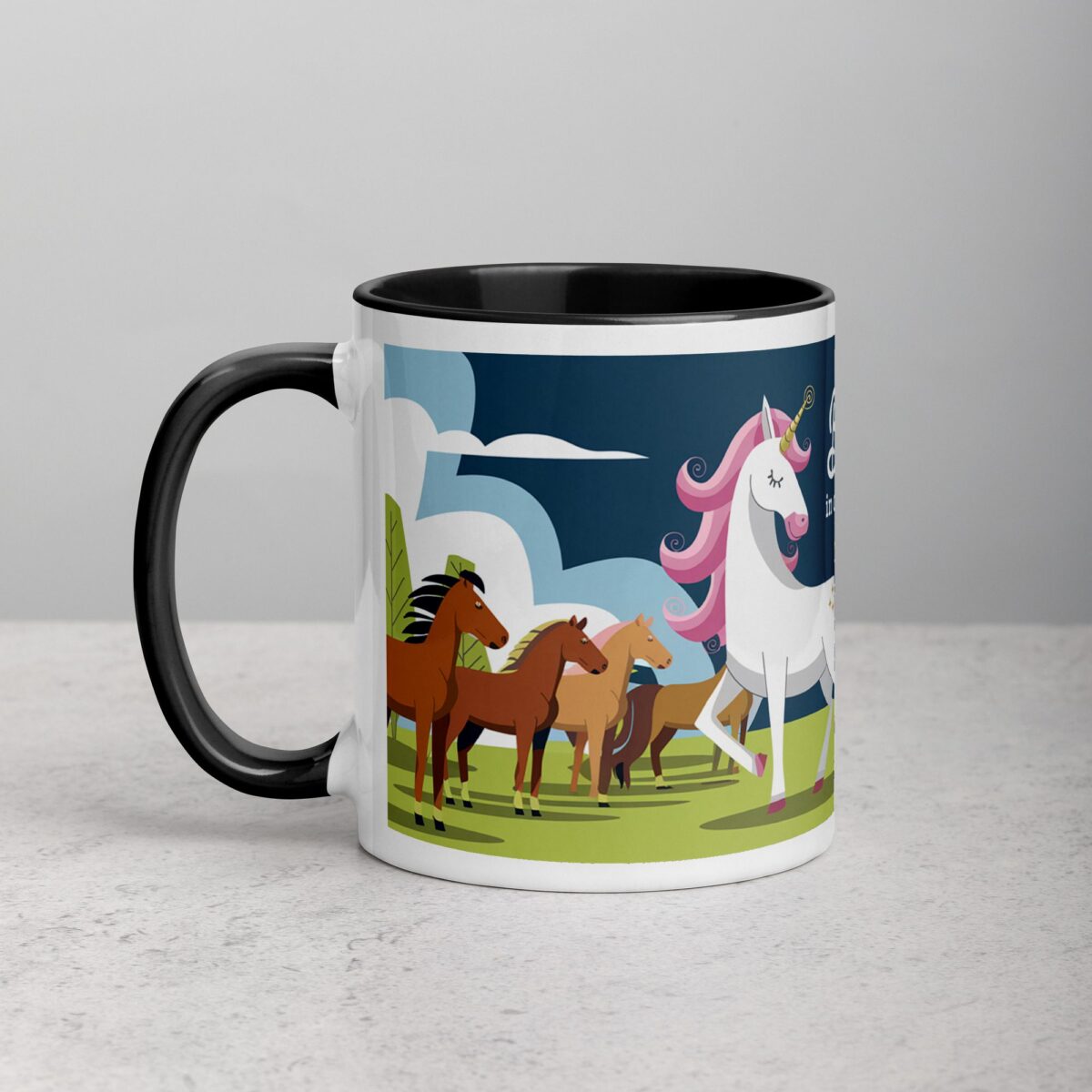 Be a Unicorn in a World Full of Horses Mug - Image 2