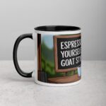 Espresso Yourself, Goat Style Coffee Mug - Image 2