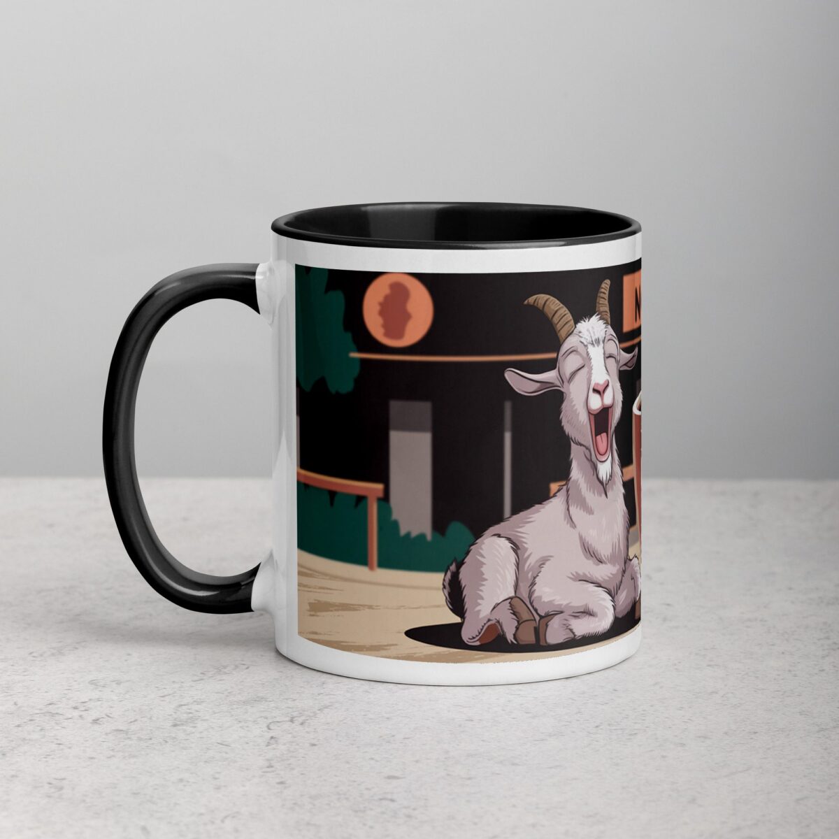 No Goat-ing Without Coffee Mug - Image 2