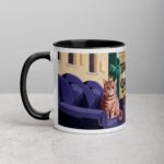 The Cat Is in Charge, We Just Live Here Mug - Image 2