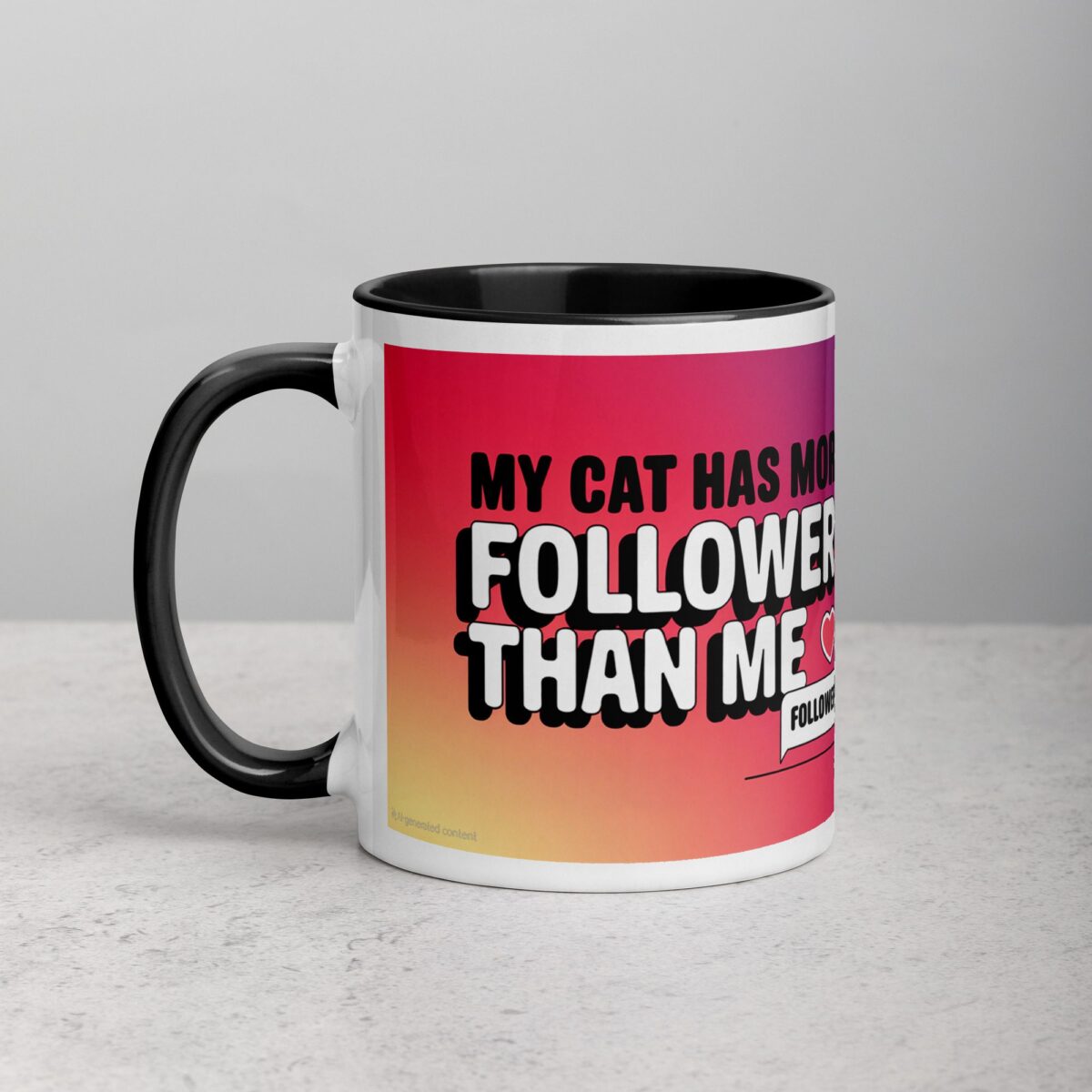 My Cat Has More Followers Than Me Coffee Mug - Image 2