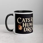 Cats Rule, Humans Drool Coffee Mug - Image 2