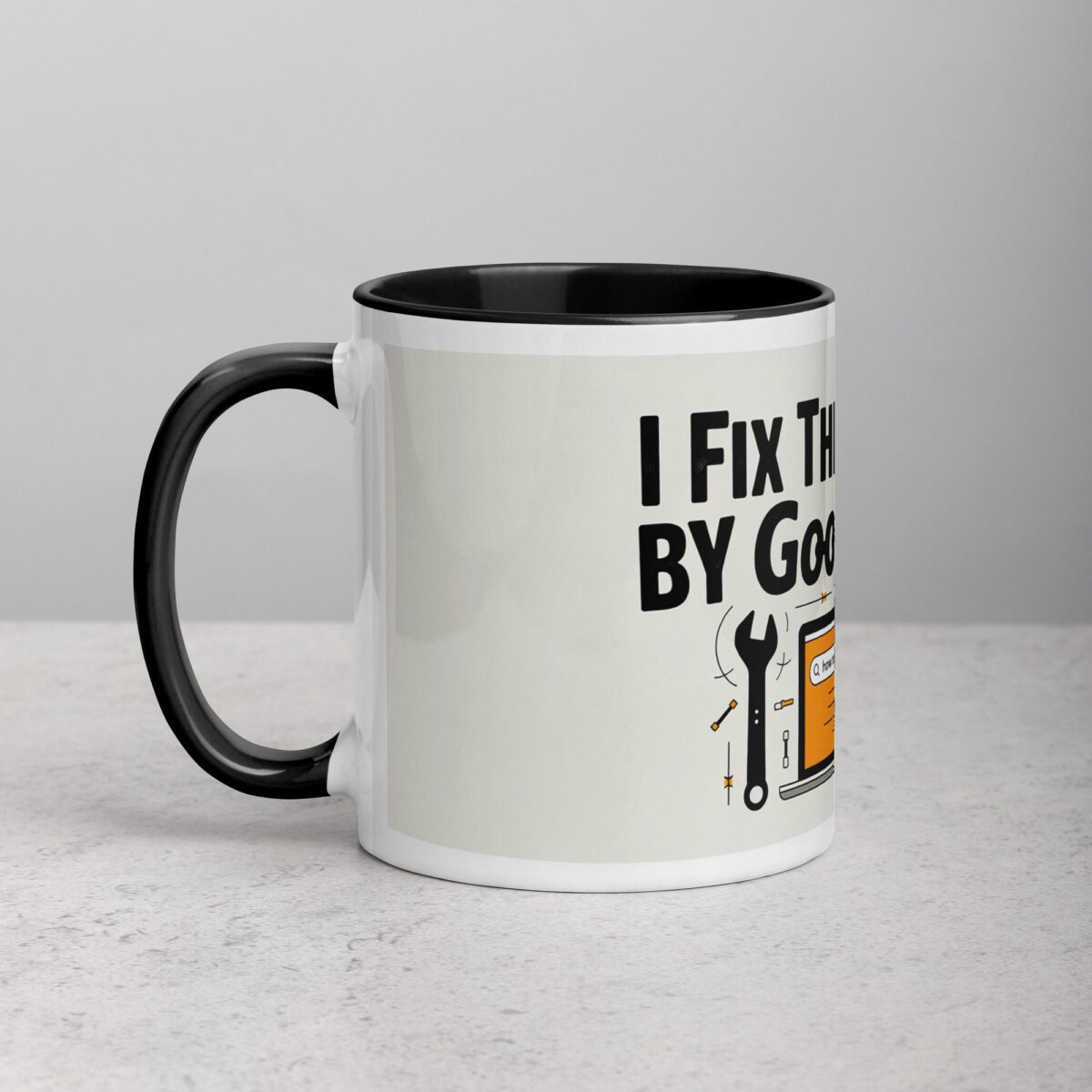 I Fix Things... By Googling It Dad Coffee Mug - Image 2