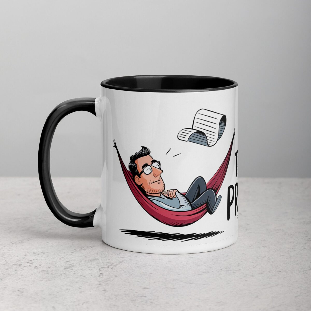 I Put the Pro in Procrastinate Dad Mug - Image 2