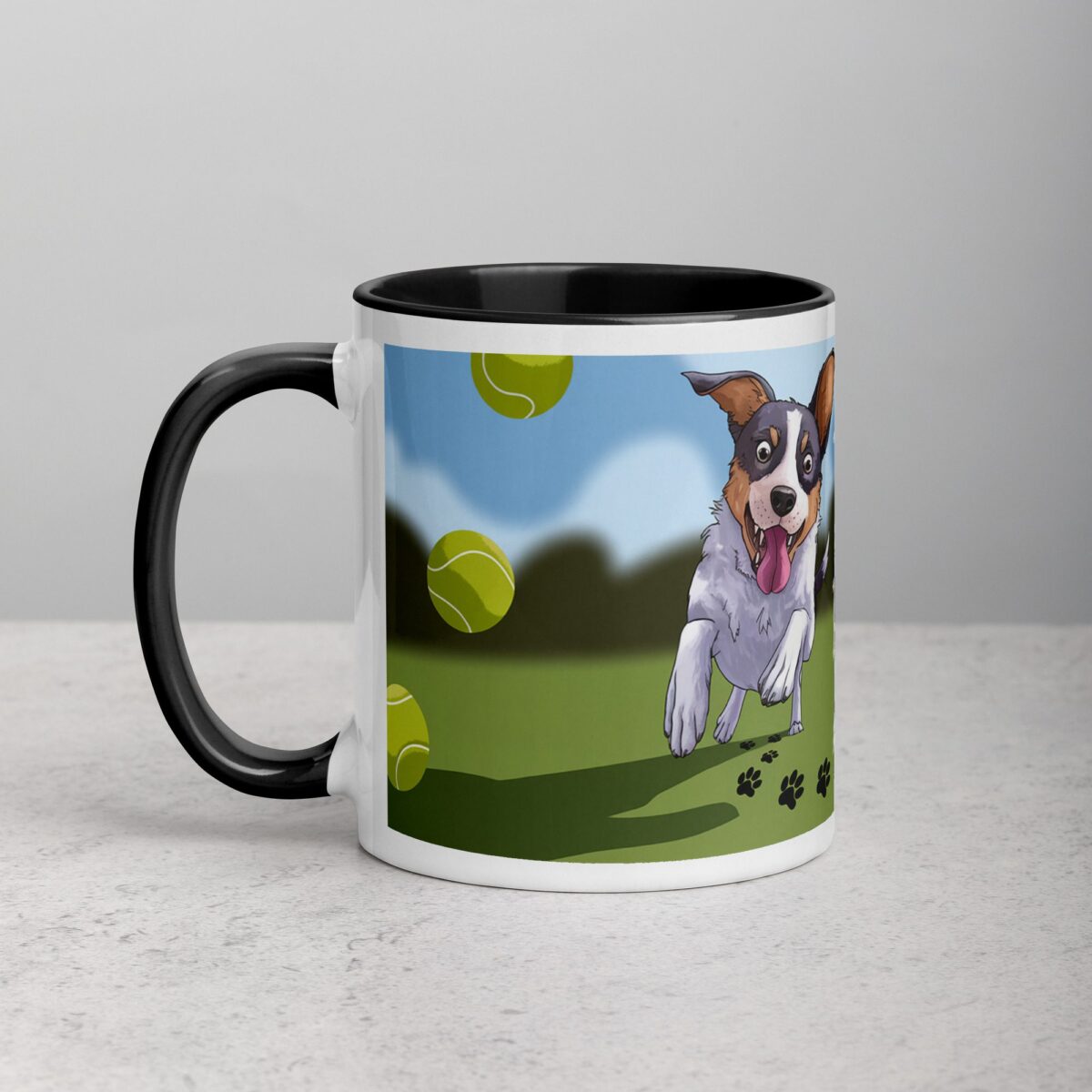 Throw the Ball… Again Dog Coffee Mug - Image 2