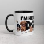 I’m Here for the Dogs Coffee Mug - Image 2