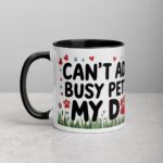 Can’t Adult, Busy Petting My Dog Mug - Image 2