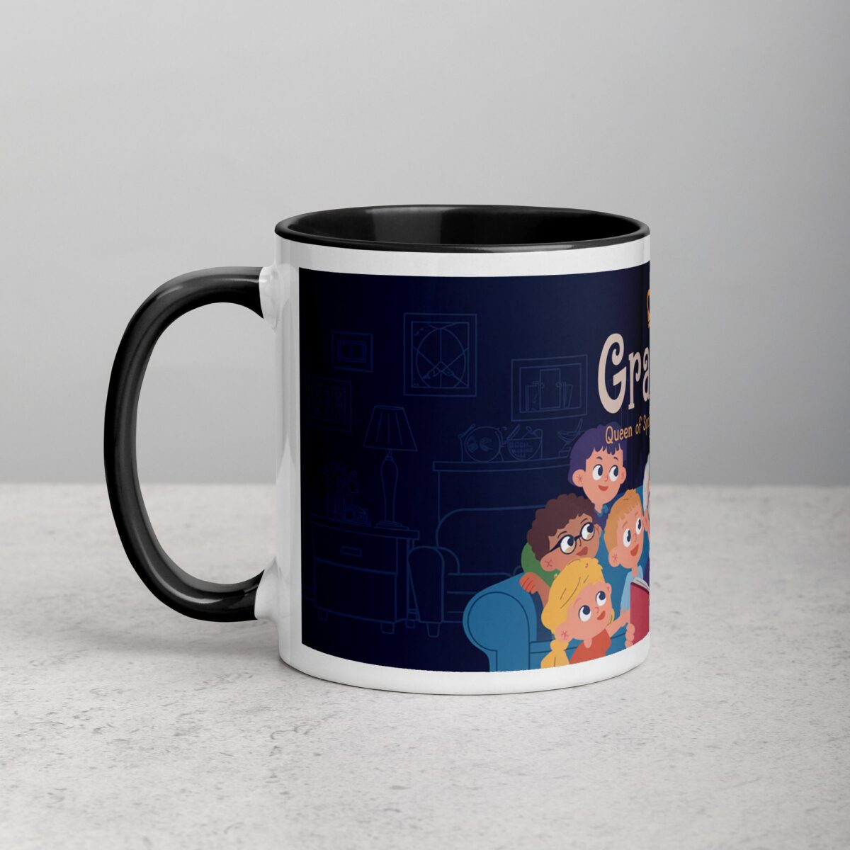 Grandma: Queen of Spoiling and Storytelling Mug - Image 2