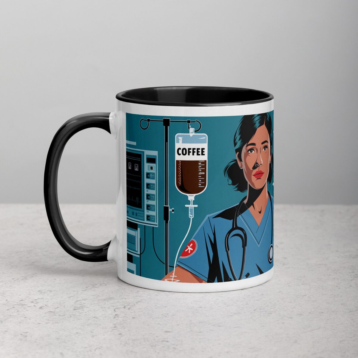 Nurses Need Coffee, Stat! Nurse Mug - Image 2