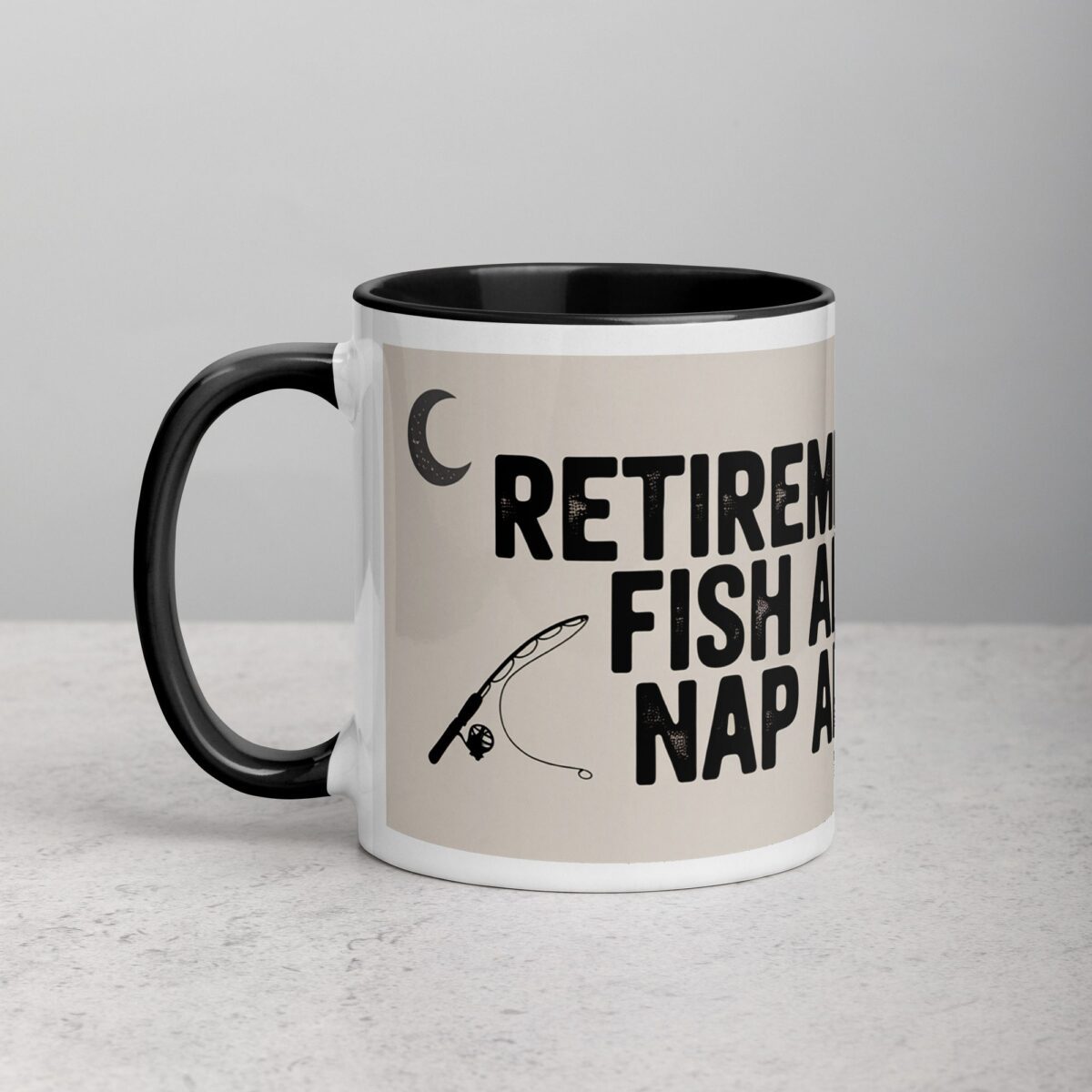 Retirement Plan: Fish All Day, Nap All Night Mug - Image 2