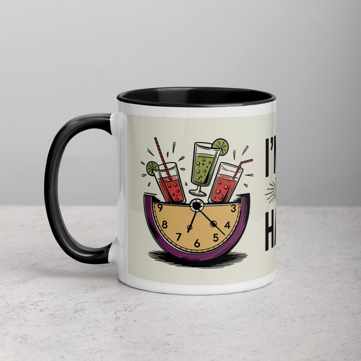 I’m Retired: Every Hour Is Happy Hour Coffee Mug - Image 2