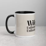 Wife: Unlimited Love, Unlimited Shopping Coffee Mug - Image 2