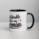 Alert and Adorable: That’s My Doberman Coffee Mug - Image 3