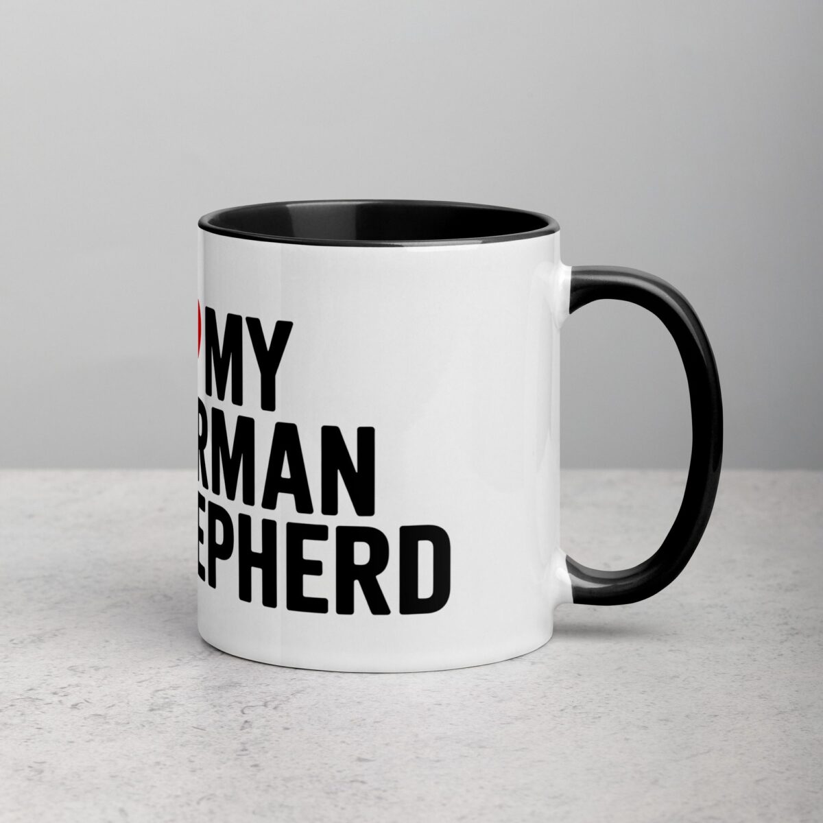 I ❤️ My German Shepherd Coffee Mug & Tea Cup - Image 3