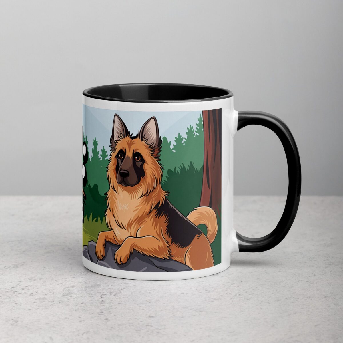 German Shepherd Mom: Protector and Pack Leader Mug - Image 3
