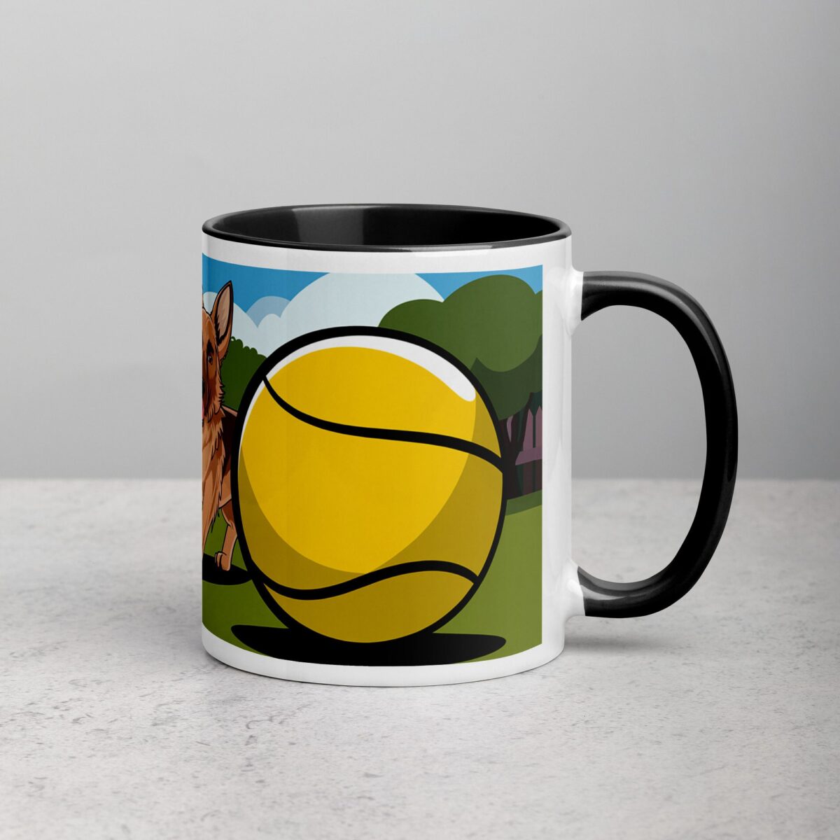 German Shepherd Dad: Chief Ball Thrower Mug - Image 3