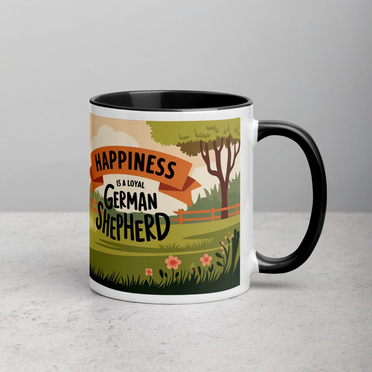 Happiness Is a Loyal German Shepherd Coffee Mug - Image 3