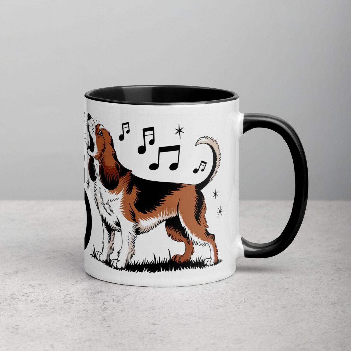 Happiness Is a Howling Hound Coffee Mug - Image 3