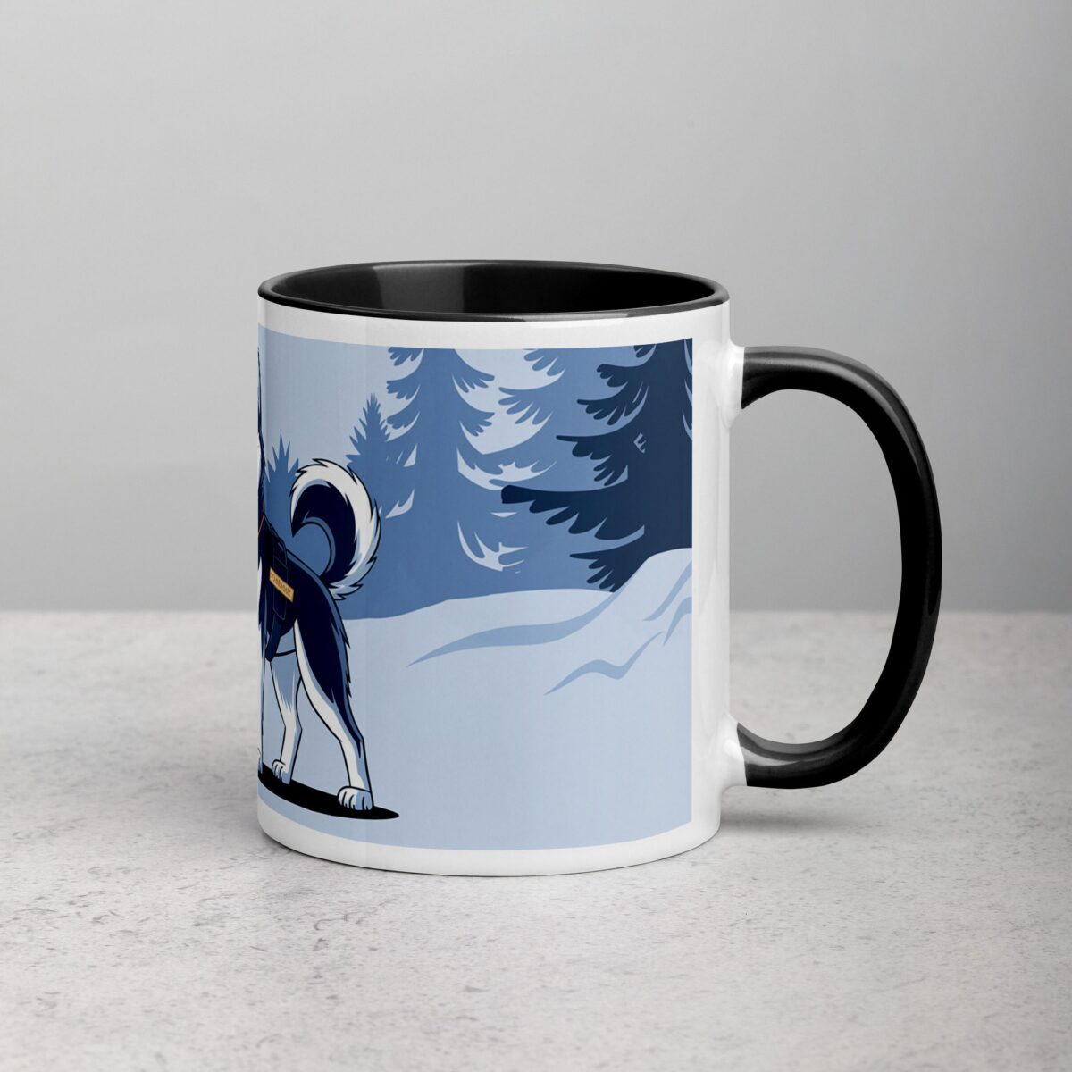 Husky Patrol: Always on Duty Coffee Mug - Image 3