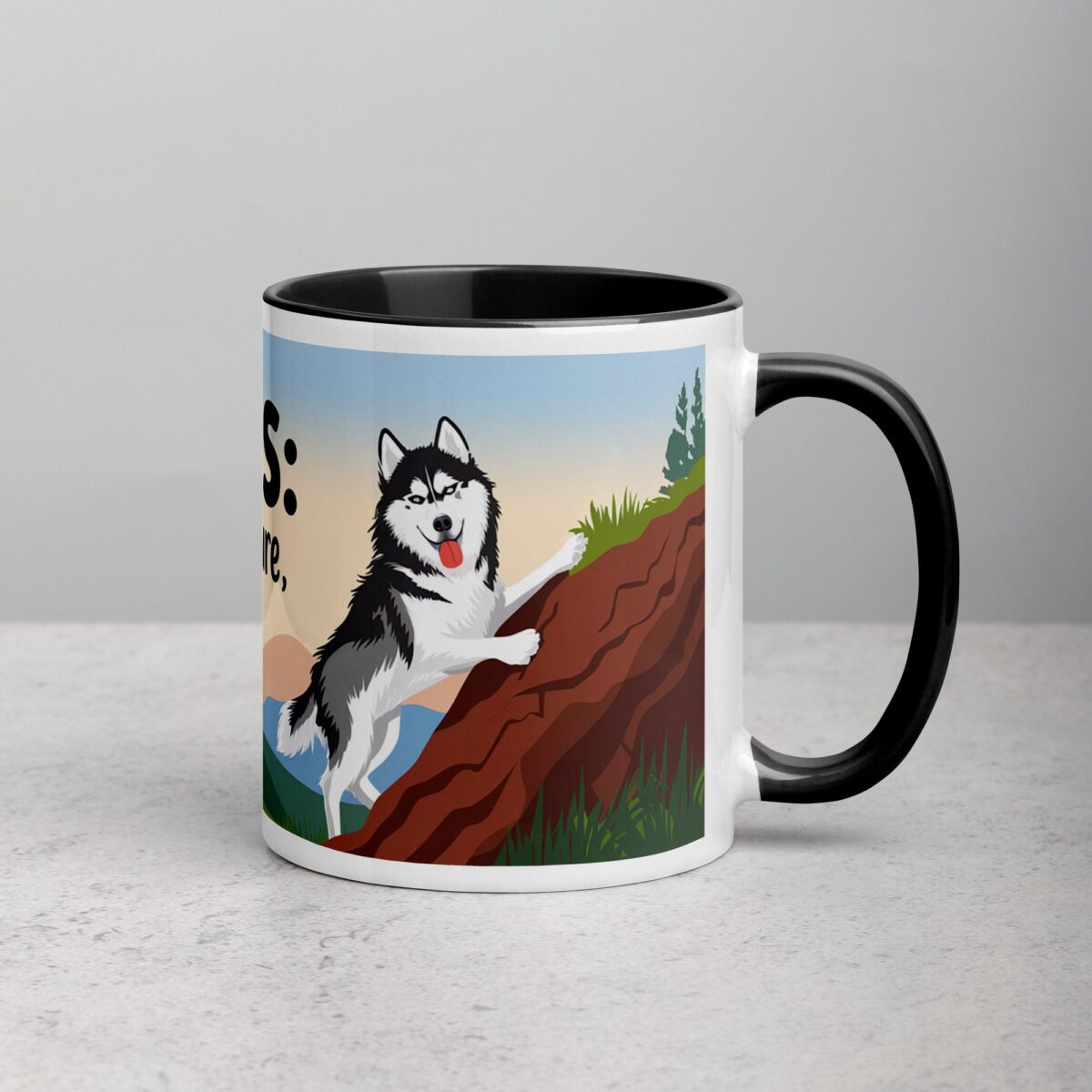 Huskies: Built for Adventure, Made for Love Mug - Image 3