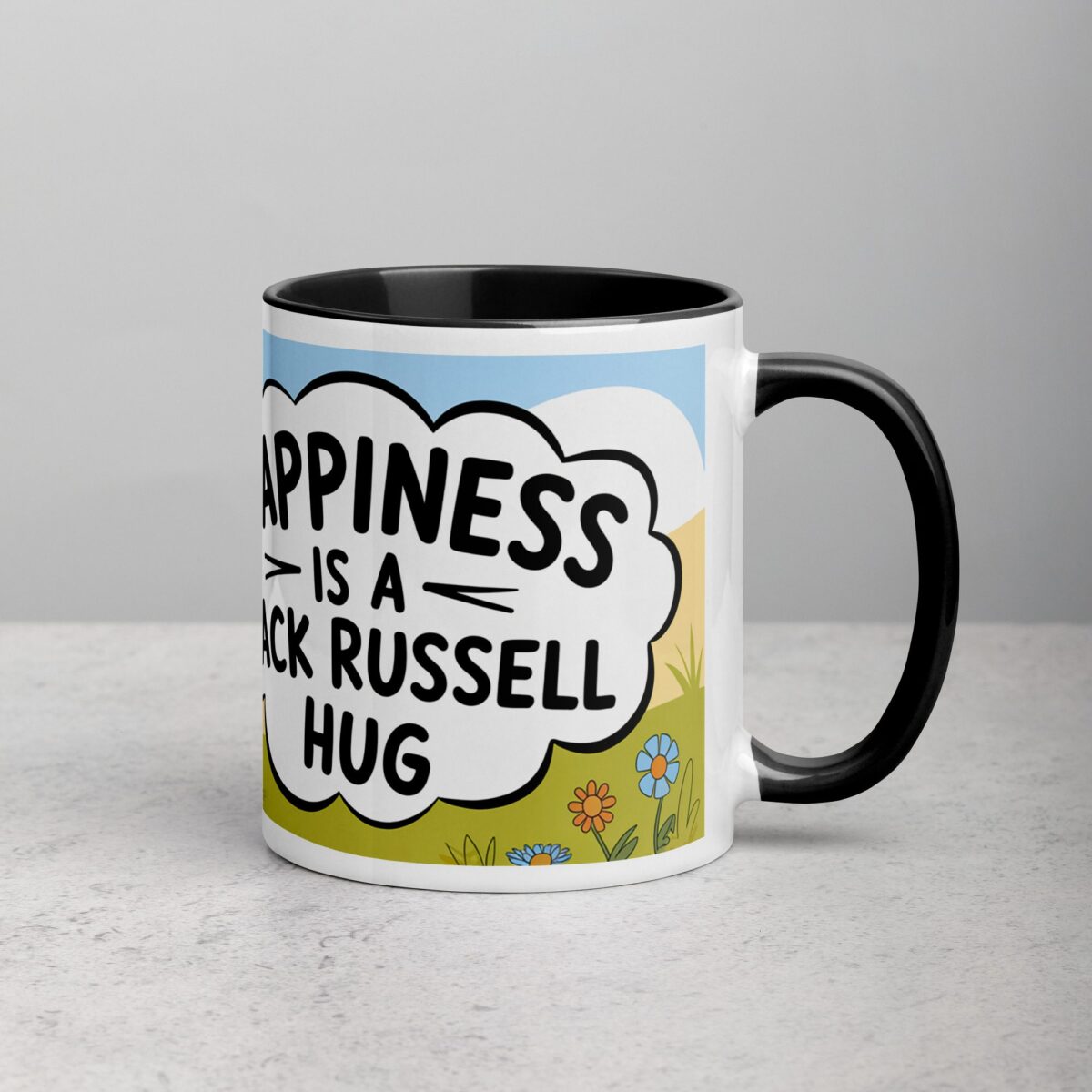 Happiness Is a Jack Russell Hug Coffee Mug & Tea Cup - Image 3