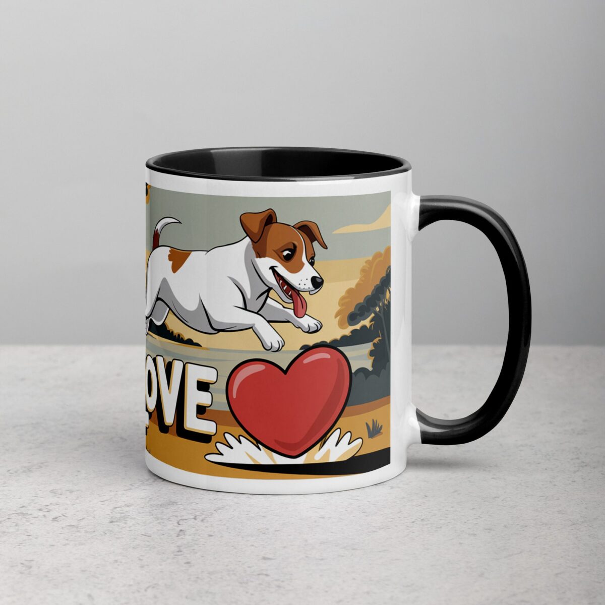 Born to Jump, Built to Love Jack Russell Mug - Image 3