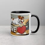 Born to Jump, Built to Love Jack Russell Mug - Image 3