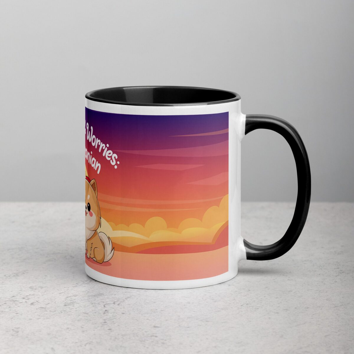 100% Fluff, 0% Worries: My Pomeranian Coffee Mug - Image 3