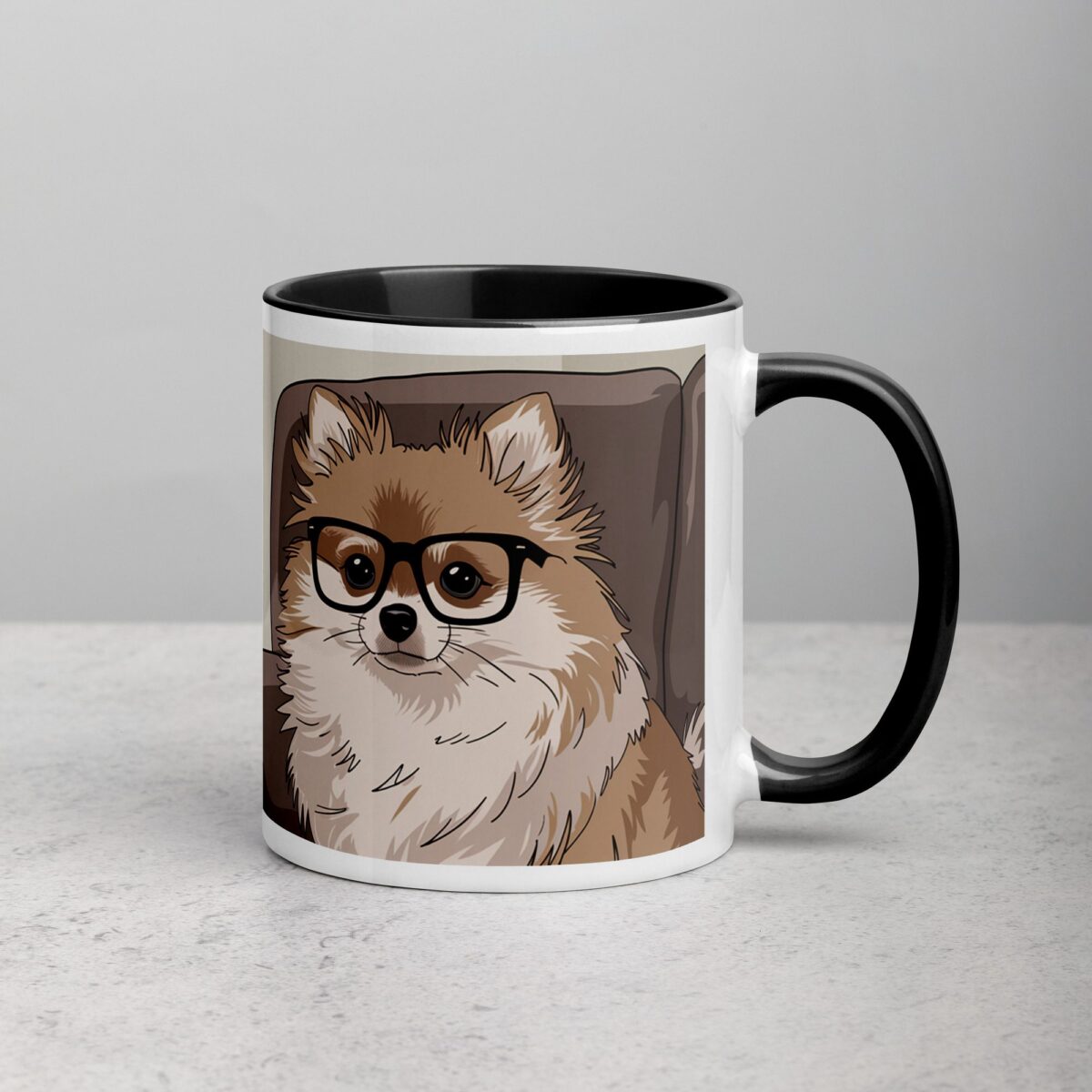 My Pom Is My Therapist Coffee Mug - Image 3