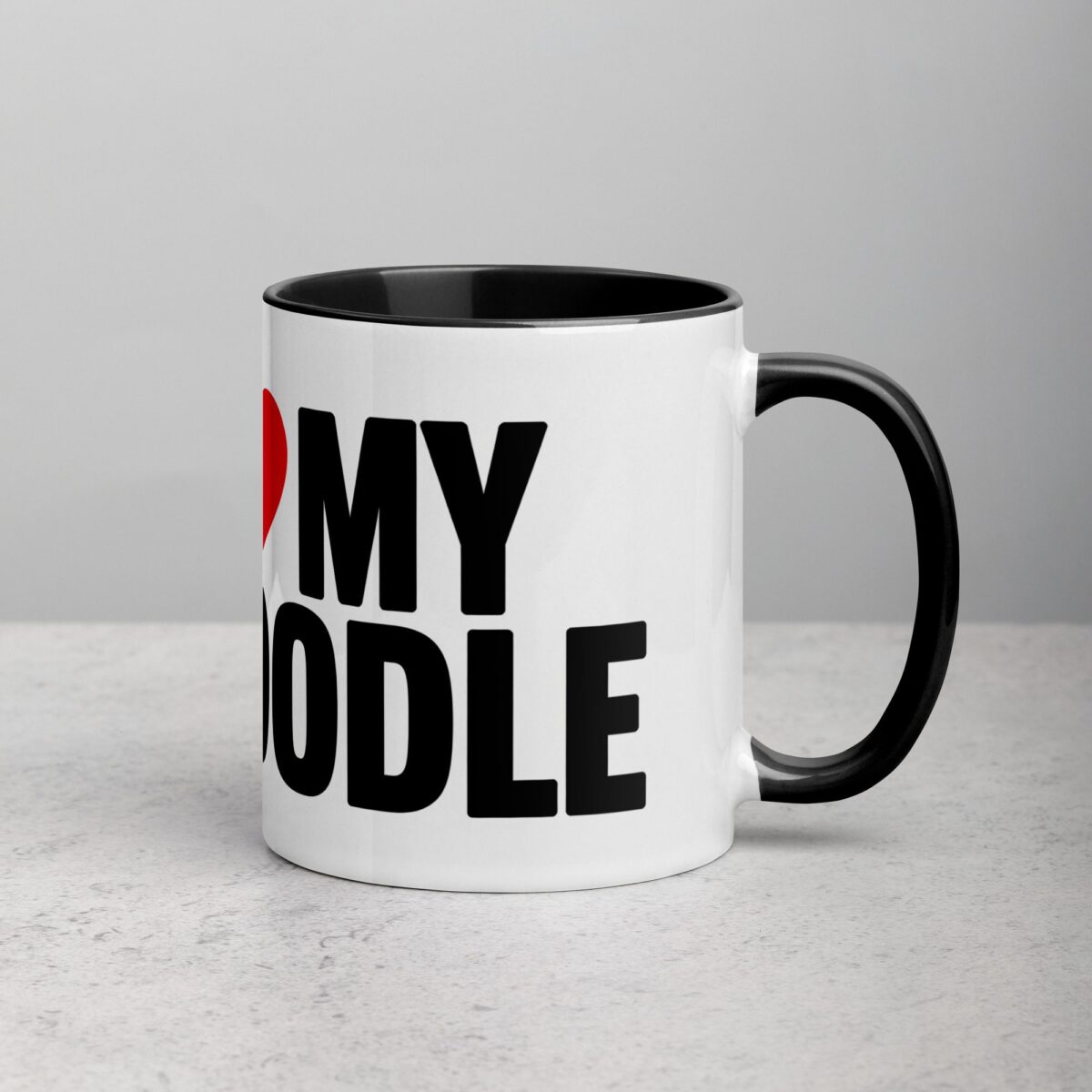 I ❤️ My Poodle Coffee Mug & Tea Cup - Image 3