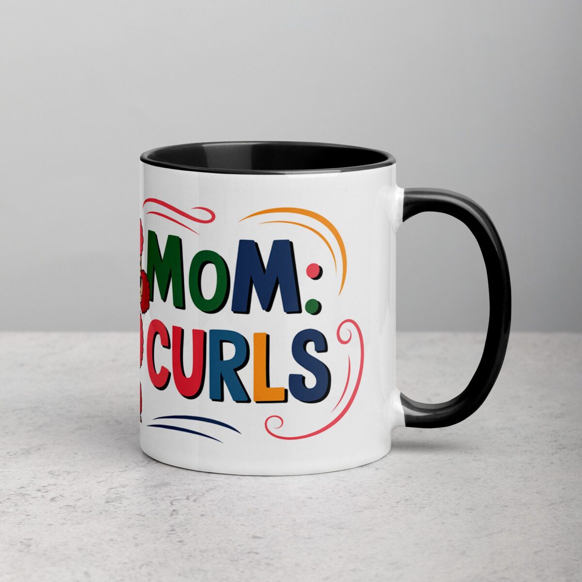 Poodle Mom: Queen of Curls Coffee Mug - Image 3